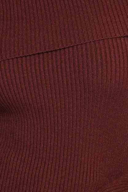 Aleena Knit Top - Chocolate Brown