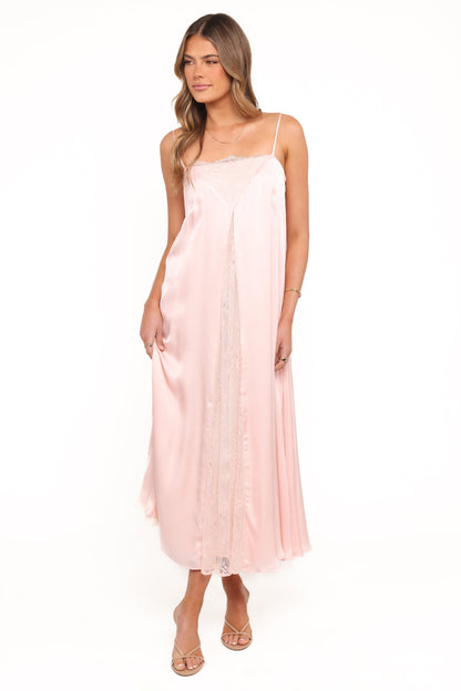 Halsey Midi Dress - Pink