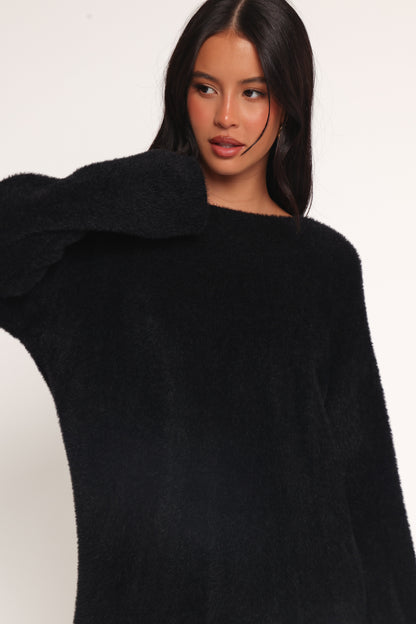 Mitchell Knit Mini Dress - Black