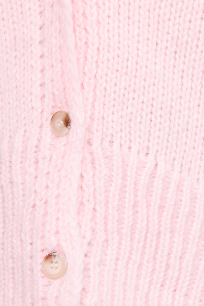 Selina Wide Sleeve Cardigan - Pale Pink