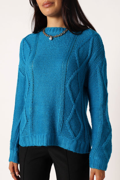 Michaela Knit Sweater - Royal Blue
