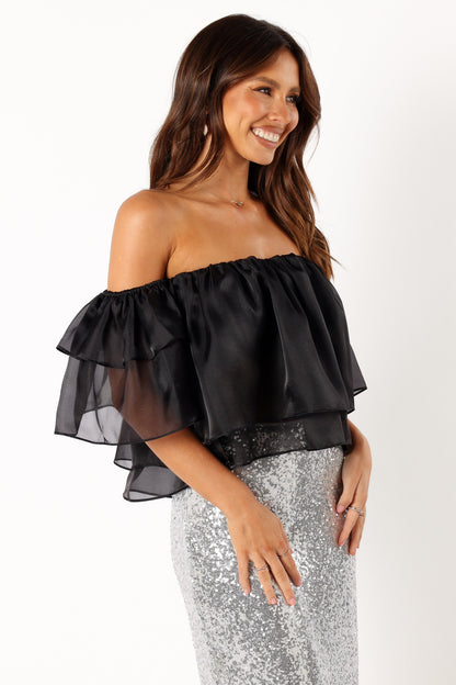 Deedi Off Shoulder Top - Black
