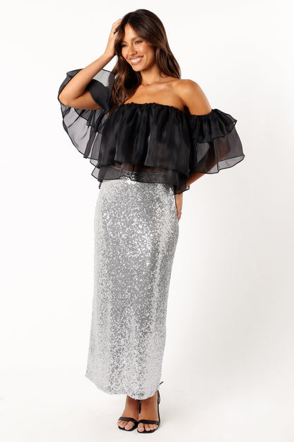 Deedi Off Shoulder Top - Black