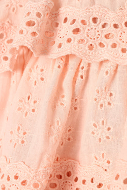 Tanya Lace Top - Light Pink